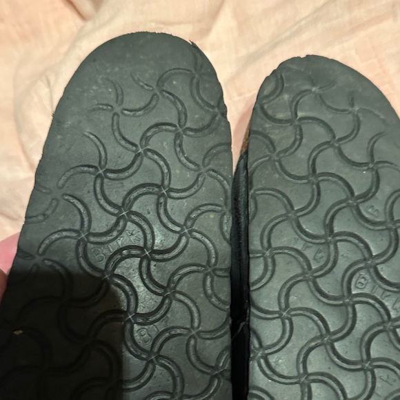 Birkenstock Black Suede Slip-Ons - Picture 4 of 8